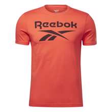 Reebok Identity Big Logo Short Sleeve Shirt, Dynamic Red